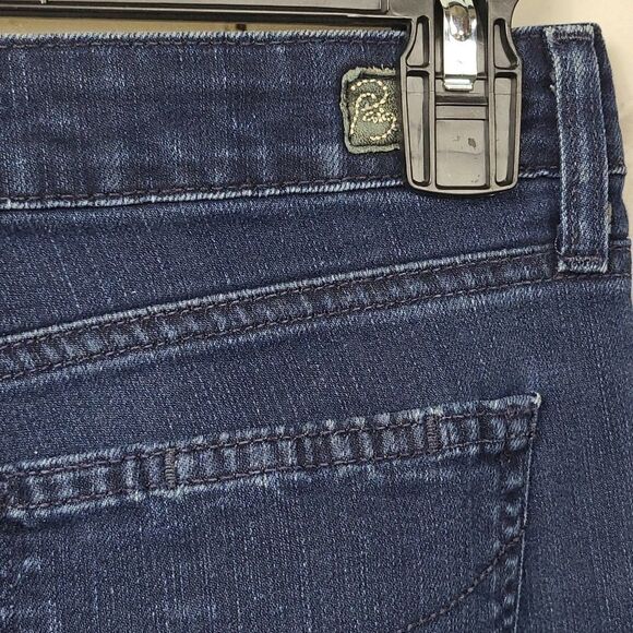 PAIGE Denim Skyline Skinny Jeans Dark Wash Ankle Peg Comfort Stretch XLA 27 - Picture 8 of 13